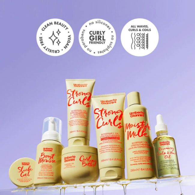 Après-shampooing fortifiant huile de romarin Rosemary Oil Umberto Giannini 250ML