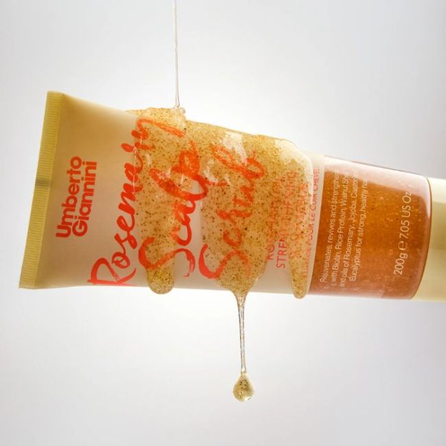 Gommage cuir chevelu fortifiant au romarin Rosemary Oil Umberto Giannini 200ML