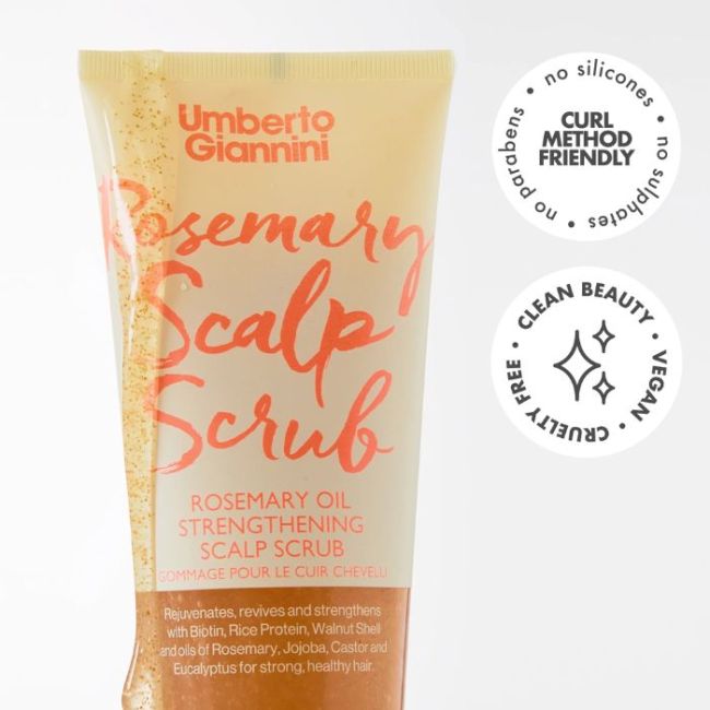 Gommage cuir chevelu fortifiant au romarin Rosemary Oil Umberto Giannini 200ML