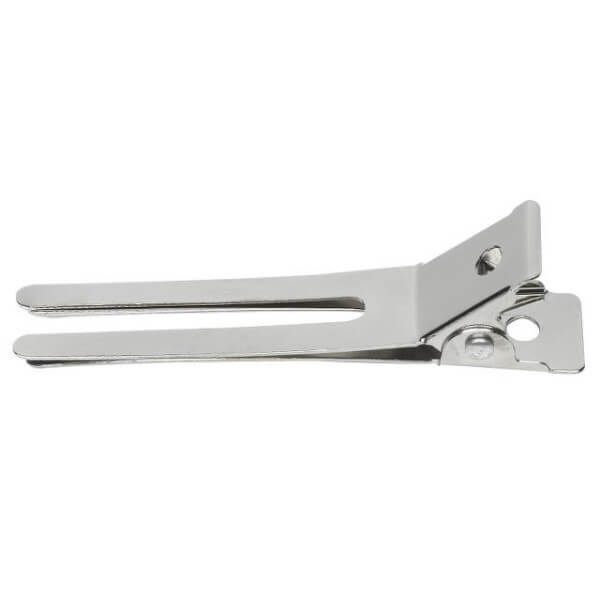 Embalagem com 20 grampos metálicos duplos. Embalagem com 20 grampos metálicos duplos.