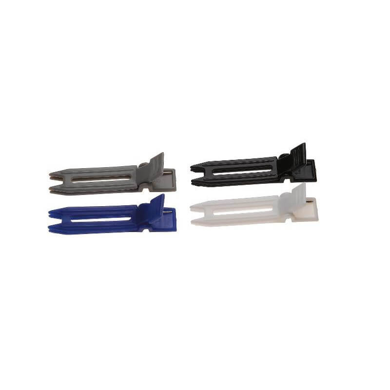 Pacote com 20 grampos de plástico