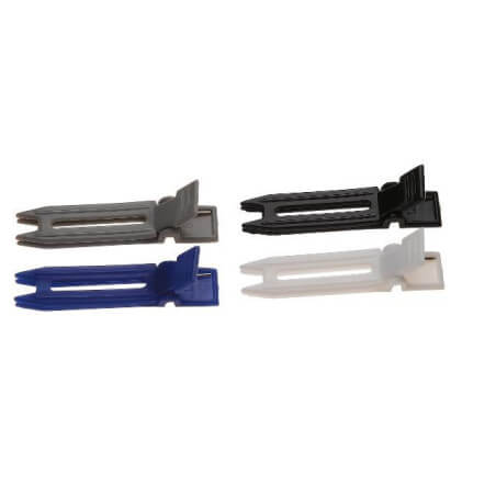Pacote com 20 grampos de plástico