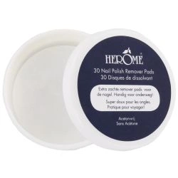 Disques de dissolvant soignant sans acétone Herôme 30pads
