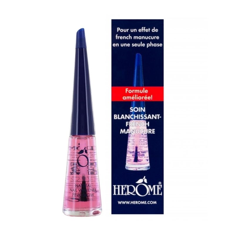 Blanchisseur pour ongles Effet UV Rose Herôme 10ml