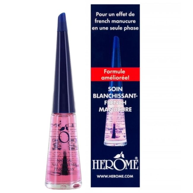 Blanchisseur pour ongles Effet UV Rose Herôme 10ml