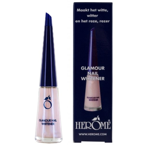 Blanchiseur naturel d'ongles teinte glamour Herôme 10ml