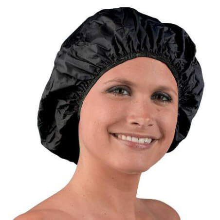 Bonnet Permanente Élastique Sibel - Noir, Ajustable & Durable