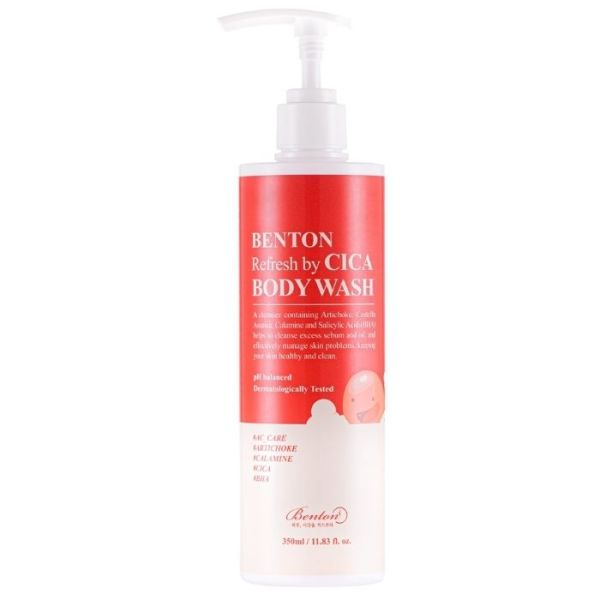 Gel douche purifiant Refresh By Cica Body Wash Benton 350ml
