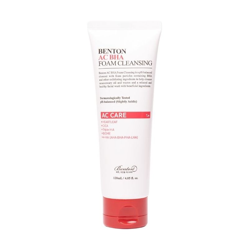 Nettoyant moussant anti-acné AC BHA Foam Cleansing Benton 120g
