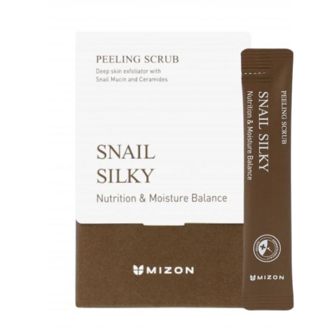 Esfoliante facial suave Snail Silky Peeling Scrub Mizon
