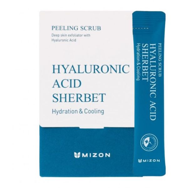 Gommage exfoliant Hyaluronic Acid Sherbet Peeling Scrub Mizon