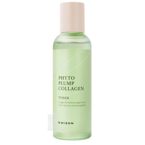 Loção tônica hidratante Phyto Plump Collagen Toner Mizon 150ml