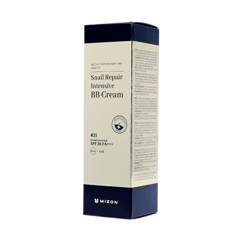 BB Cream anti-UV Reparação Intensiva de Caracol FPS30 Mizon 50ml
