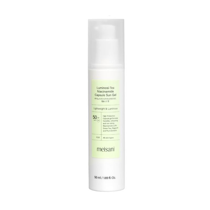 Gel solaire protection SPF50 Luminosi-Tea Niacinamide Meisani 50ml