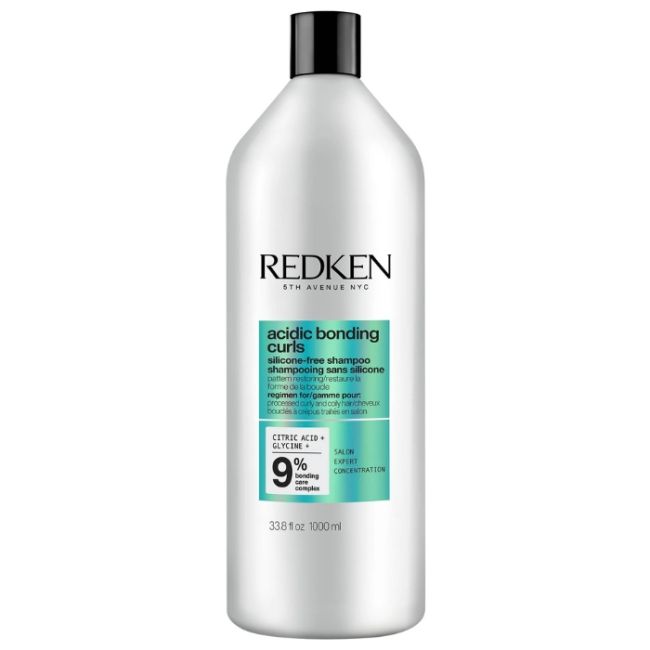 Shampoo reparador para cabelos cacheados danificados Acidic Bonding Curls Redken 1L