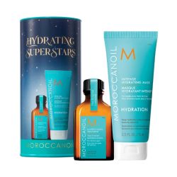 Box Duo soin Superstars de l'Hydratation masque + huile Moroccanoil