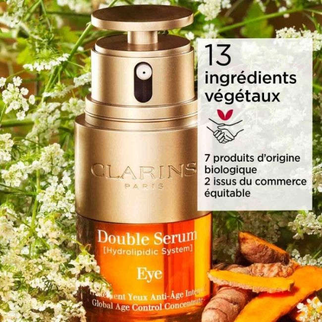 Sérum Anti-Âge raffermissant Yeux Double Serum Clarins 20ml