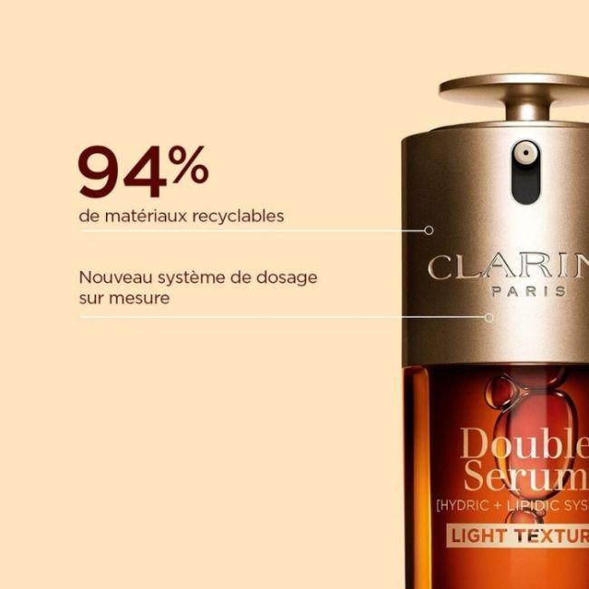 Sérum texture légère Anti-Âge raffermissant Double Serum Clarins 30ml
