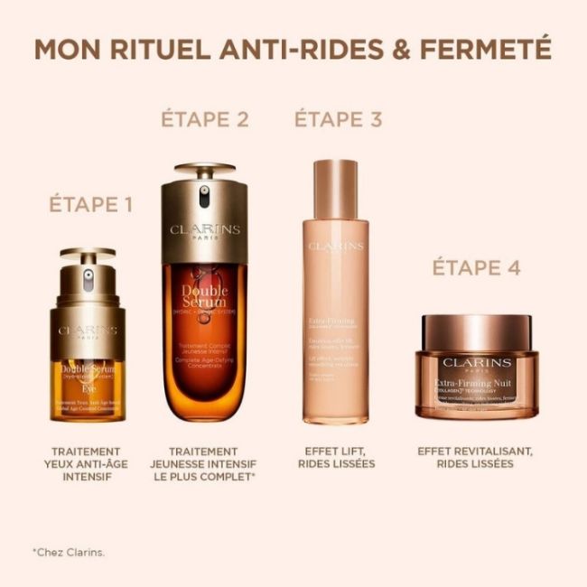 Emulsion effet lift anti-rides fermeté au Collagen Extra-Firming Clarins 100ml