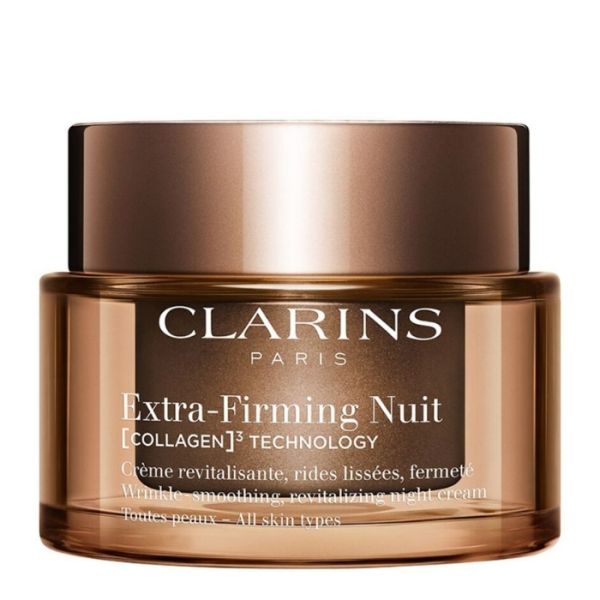 Crème revitalisante anti-rides fermeté au Collagen Extra-Firming Nuit Clarins 50ml