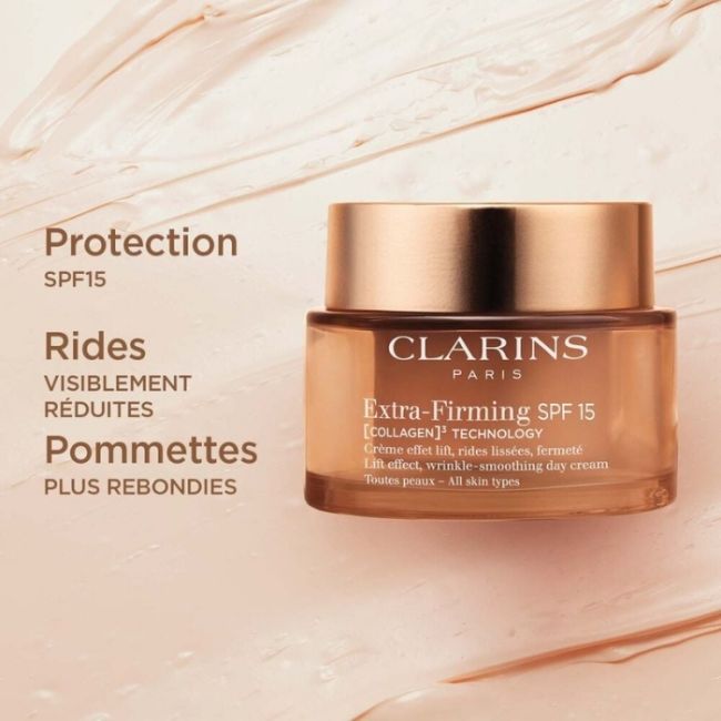 Recharge crème de jour effet lift anti-rides fermeté au Collagen Extra-Firming SPF15 Clarins 50ml