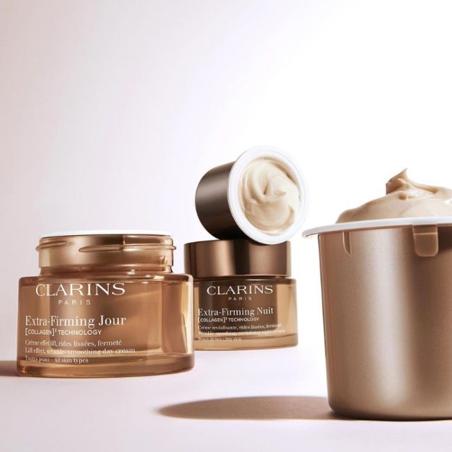 Recharge crème de jour effet lift anti-rides fermeté au Collagen Extra-Firming SPF15 Clarins 50ml