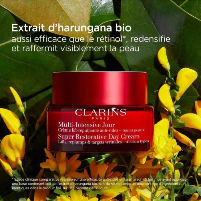 Crème repulpante anti-rides au rétinol Multi-Intensive Jour Clarins 50ml