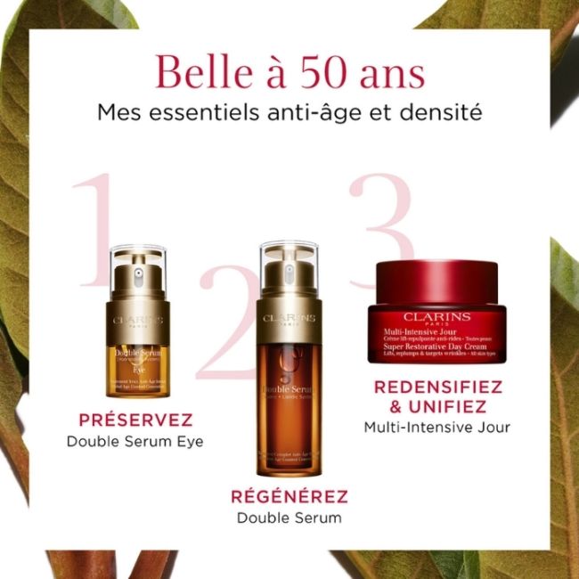 Crème Riche repulpante anti-rides au rétinol Multi-Intensive Jour Clarins 50ml