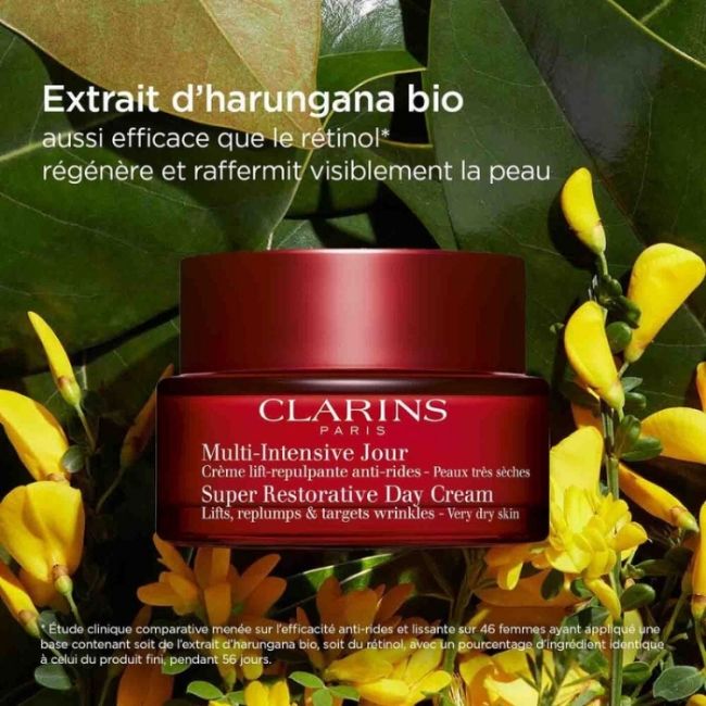 Crème Riche repulpante anti-rides au rétinol Multi-Intensive Jour Clarins 50ml