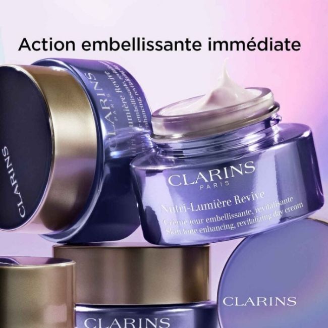Crème de jour embellissante revitalisante Nutri-Lumière Revive Clarins 50ml