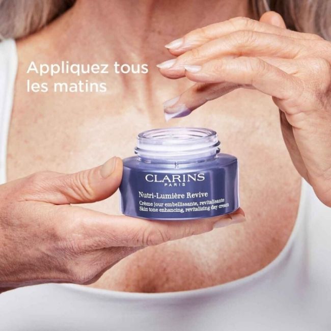 Crème de jour embellissante revitalisante Nutri-Lumière Revive Clarins 50ml
