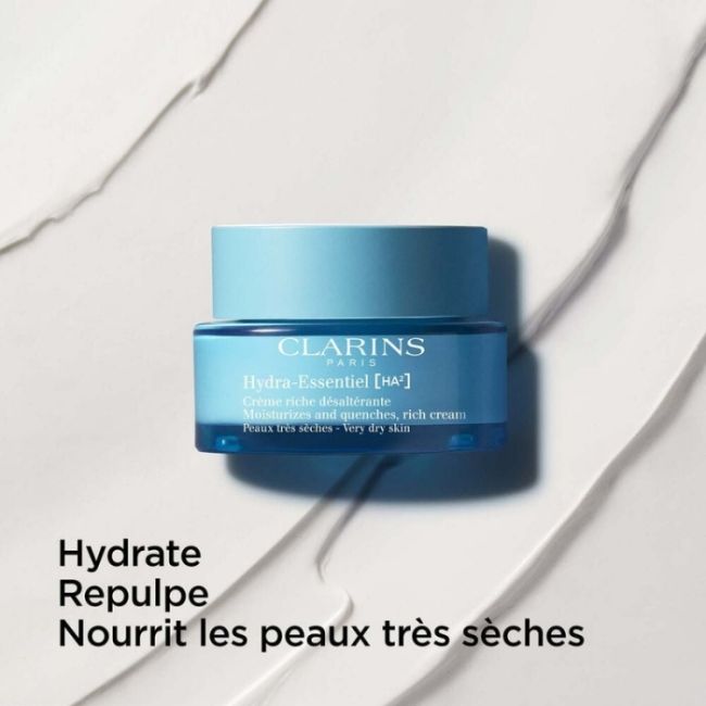 Reiche feuchtigkeitsspendende Creme Hydra-Essentiel Clarins 50ml