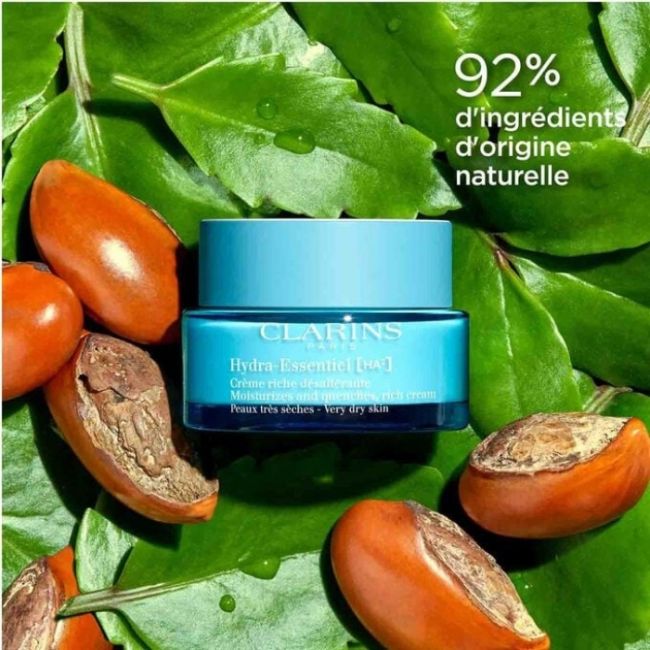 Reiche feuchtigkeitsspendende Creme Hydra-Essentiel Clarins 50ml
