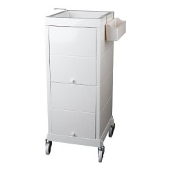 Witte discrete service tafel