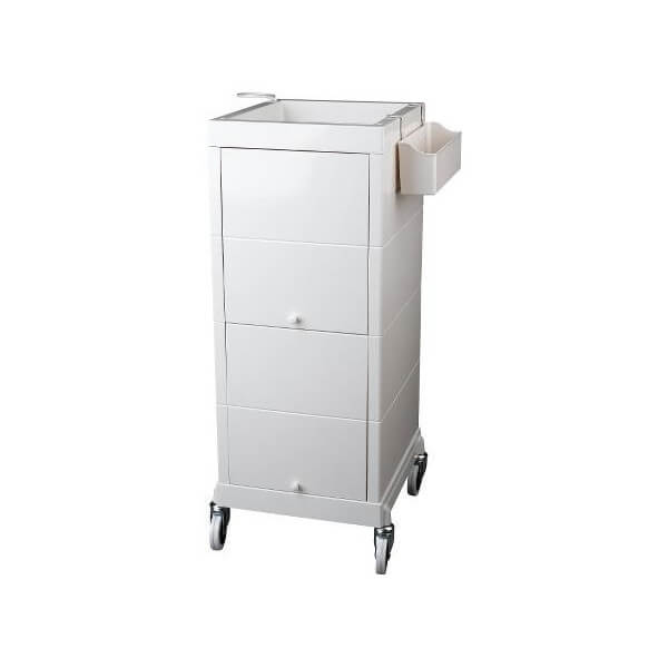 Witte discrete service tafel Witte discrete service tafel