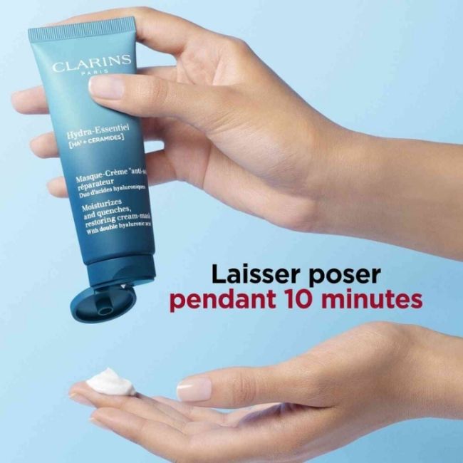 Maschera-Crema Anti-Seta riparatrice Hydra-Essentiel Clarins 75ml