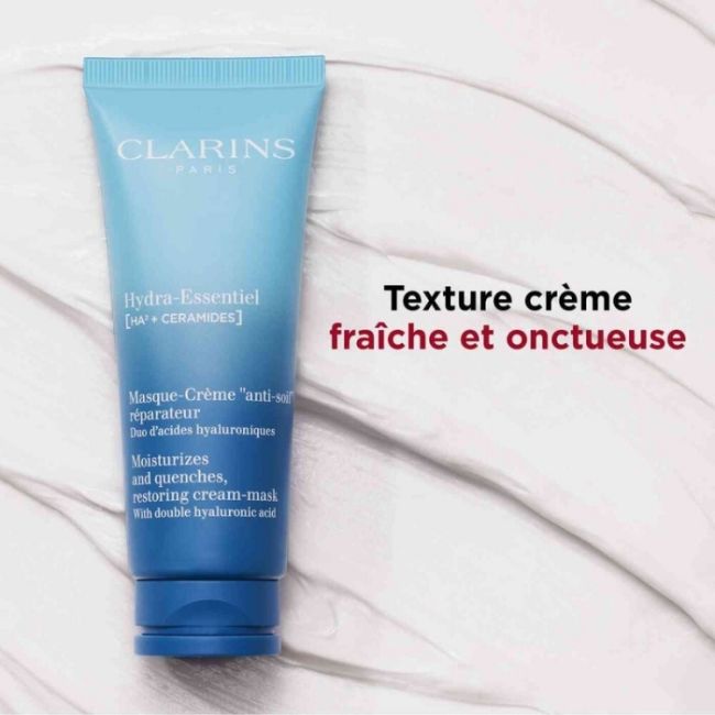 Maschera-Crema Anti-Seta riparatrice Hydra-Essentiel Clarins 75ml