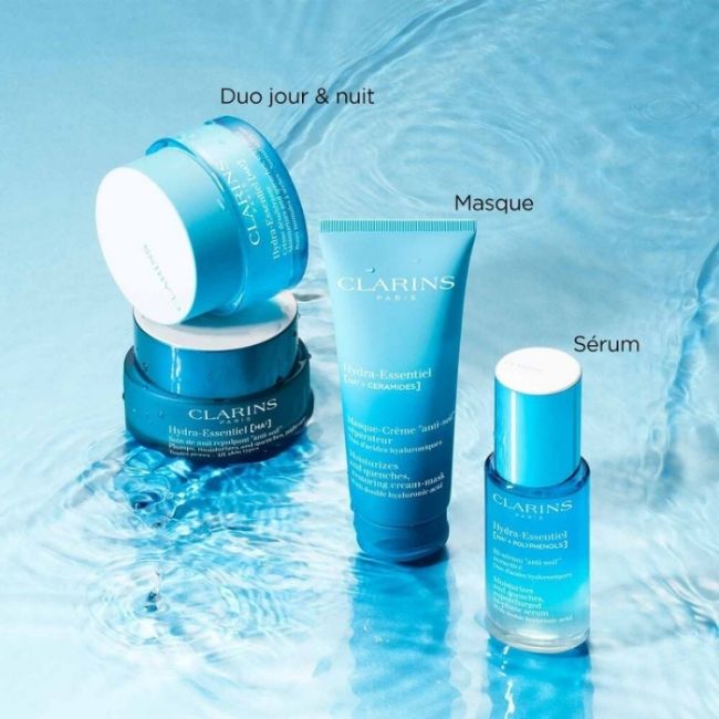 Hydra-Essentiel Voedende Antidehydratatie Crème-Masker Clarins 75ml