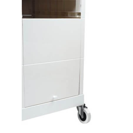 Witte discrete service tafel
