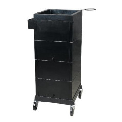 Tavolo da servizio discreto nero