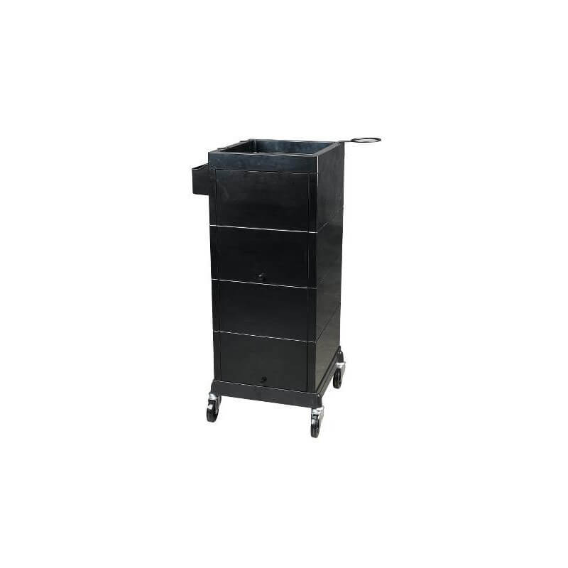 Zwarte discrete serveertafel