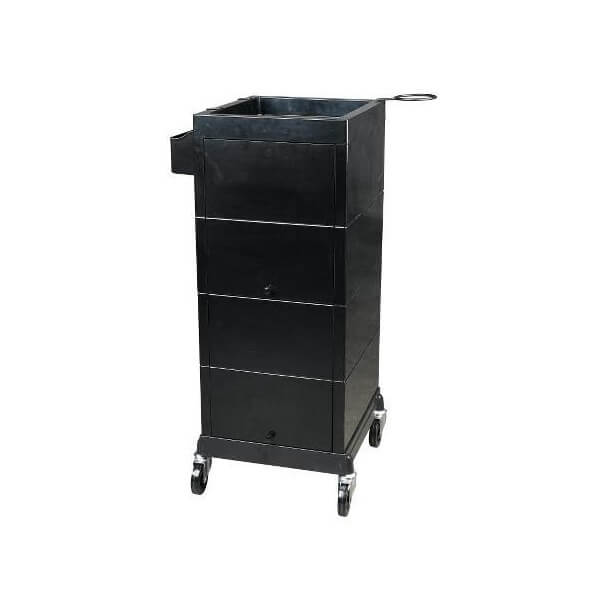 Zwarte discrete serveertafel Zwarte discrete serveertafel
