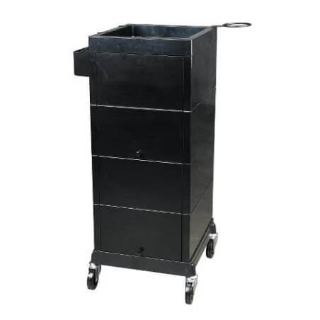 Mesa de serviço discreta preta