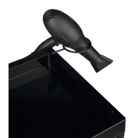 Mesa de serviço discreta preta