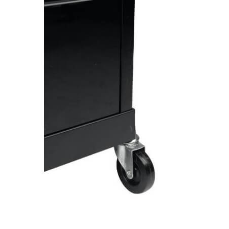 Zwarte discrete serveertafel