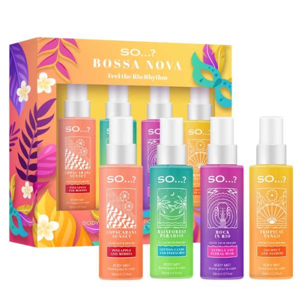 Coffret parfum pour le corps So…? Bossa Nova 4 x 50ml