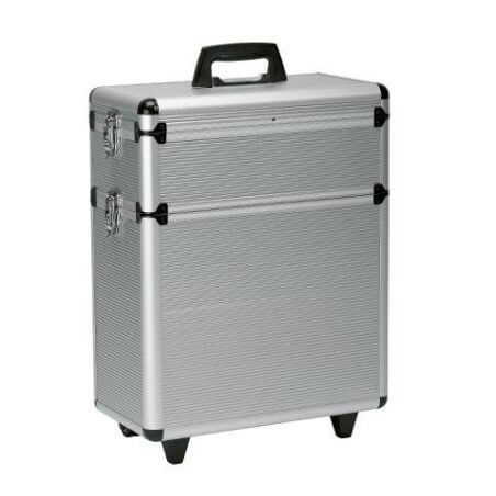 ALUMINIUM HAIRDRESSER CASE 3 PARTIES