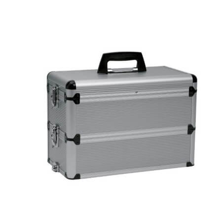 ALUMINIUM HAIRDRESSER CASE 3 PARTIES