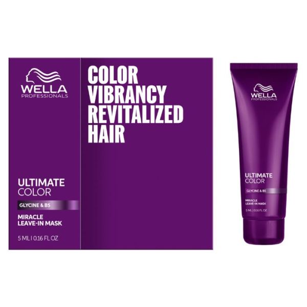 Masque Miracle sans rinçage Ultimate Color Wella 5ML