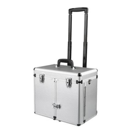 ALUMINIUM KAPPERSKOFFER MET VENSTERS